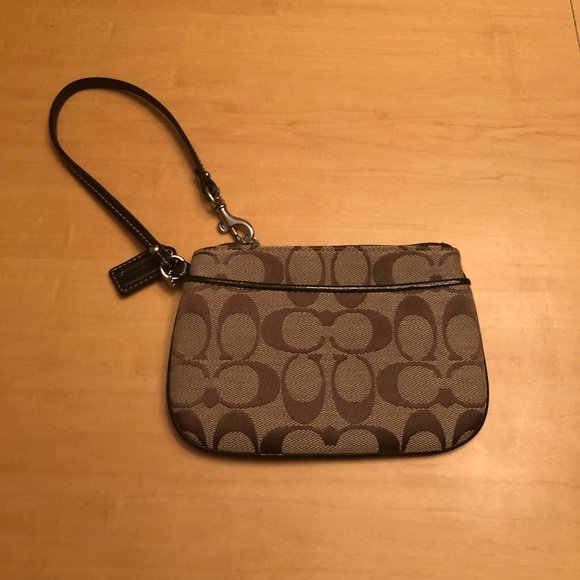 Coach Handbags - Brown Coach Wristlet